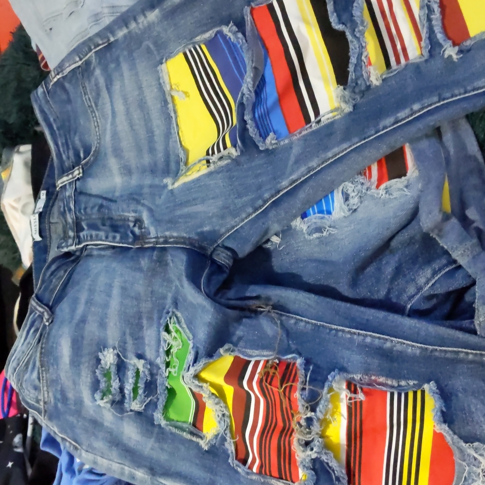 Patchwork jeans